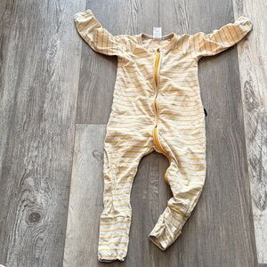 Bonds Yellow Striped Kids One Piece